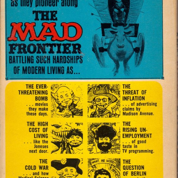 Mad Paperback Book - The Mad Frontier - Picture 2 of 2